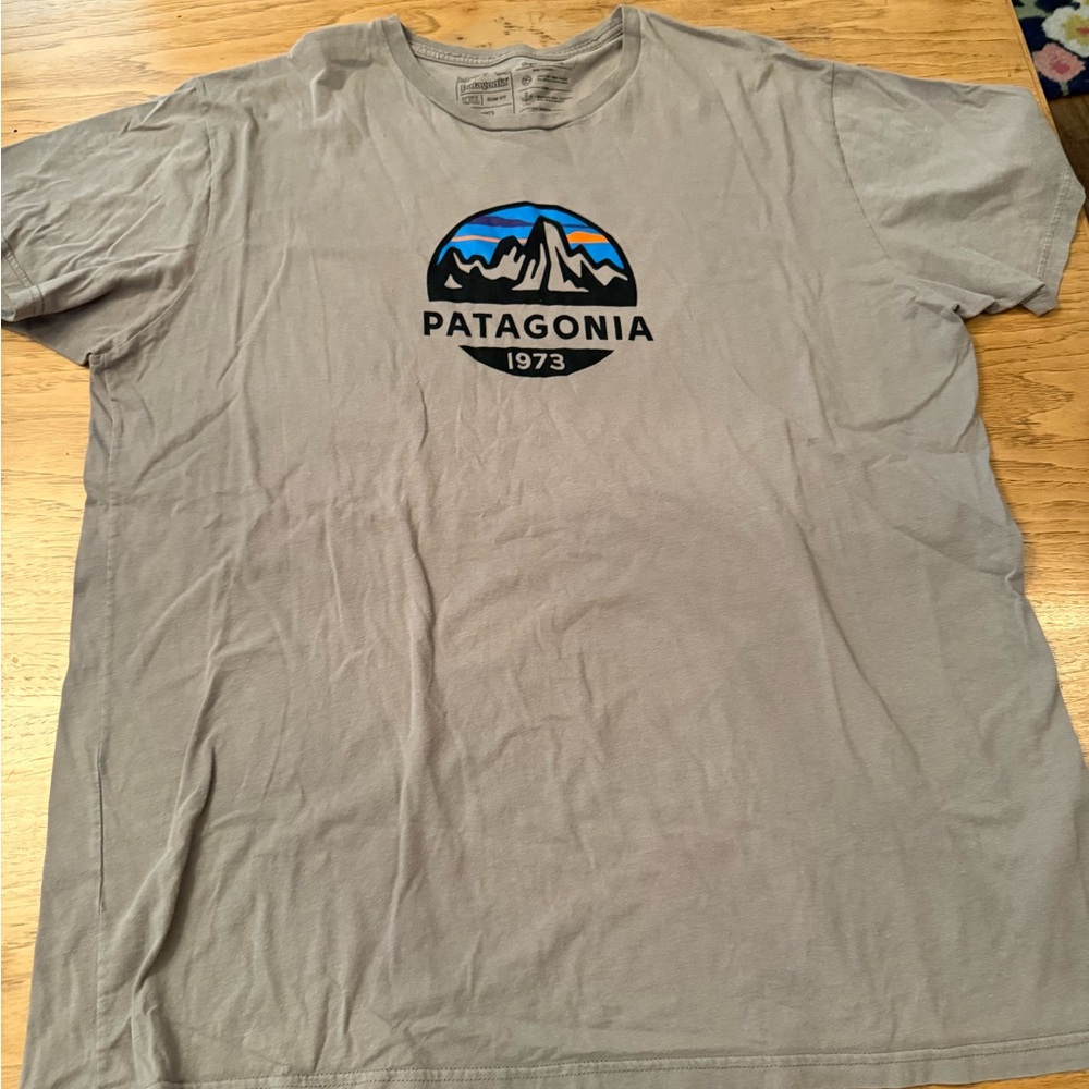Patagonia Men's Tan Graphic Tee